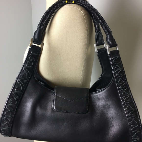 Michael Kors Black Leather Handbag - Picture 5 of 7